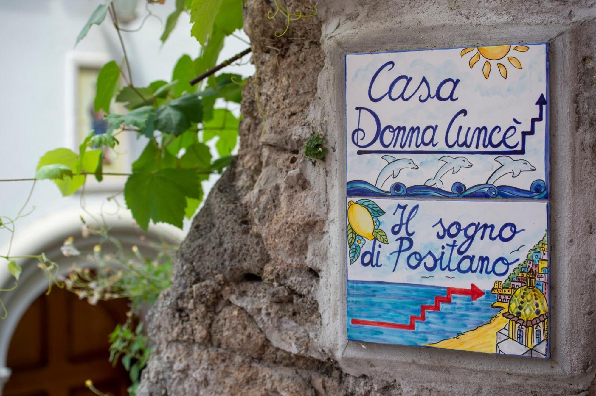 Villa Casa Donna Cunce Positano Exterior foto